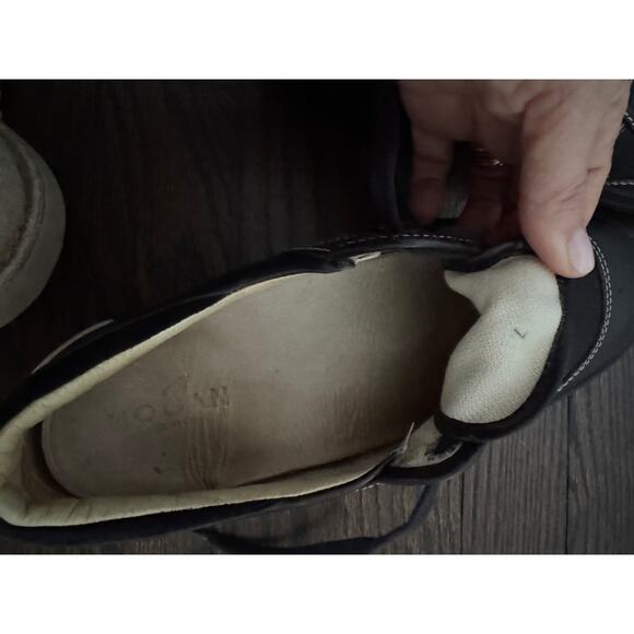 Hogan Black canvas sneakers size 7 - Picture 6 of 6